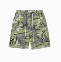 Vale Soulja Rivet Camo Cargo Shorts
