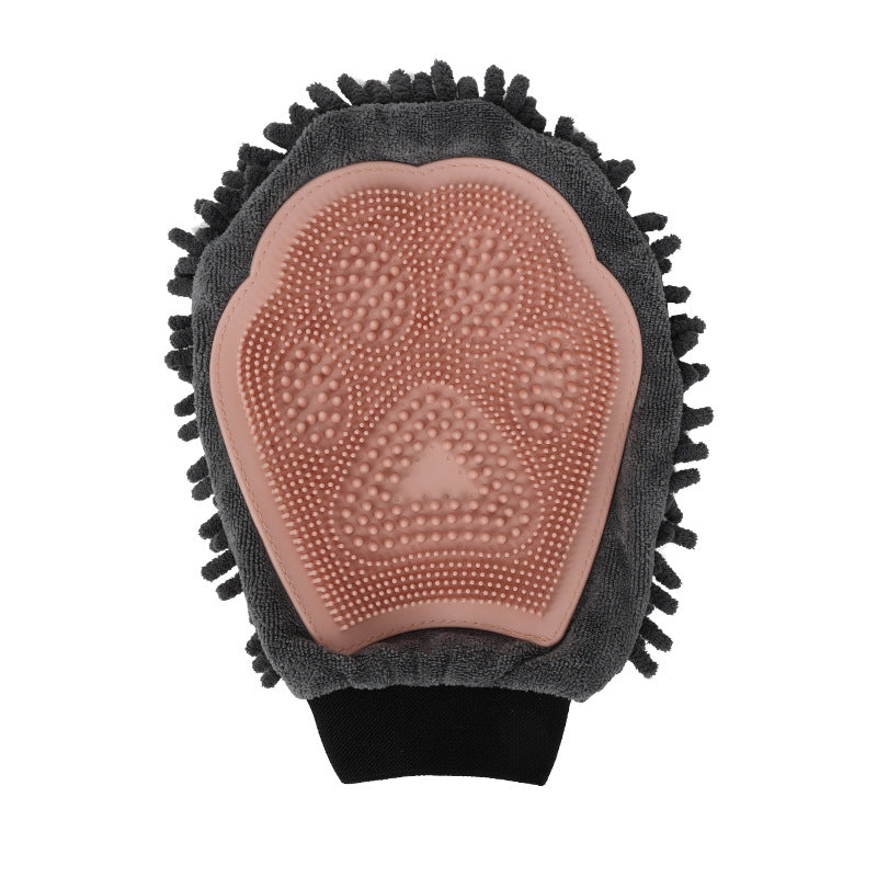 Pet Bathing Brush 2-in-1 Grooming Glove Elegant Dog Grooming Tool For Brushing,