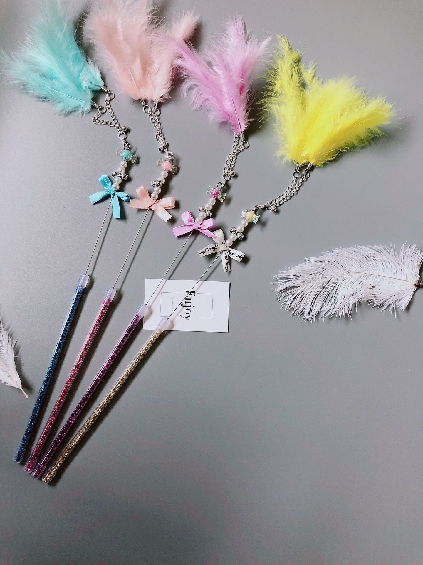 Handmade cat stick