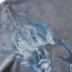 Vale Forever VALE Devil Graphic Washed Vintage Tee