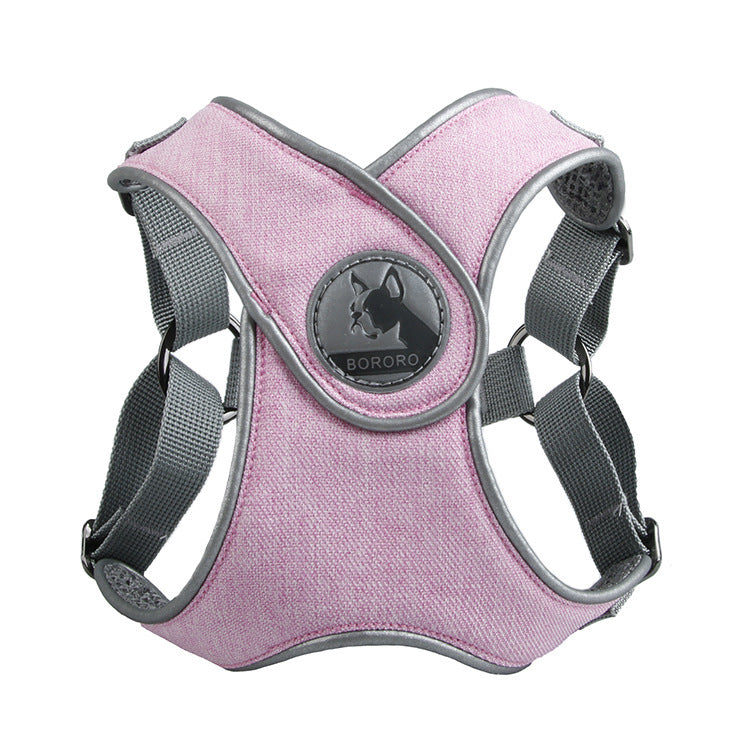 Teddy breathable puppy chest strap