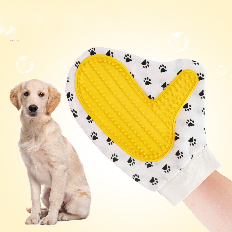 Silicone Pet brush Glove Deshedding Gentle