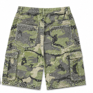 Vale Soulja Rivet Camo Cargo Shorts