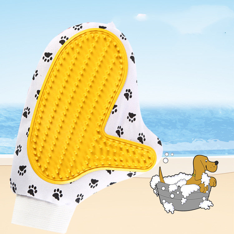 Silicone Pet brush Glove Deshedding Gentle