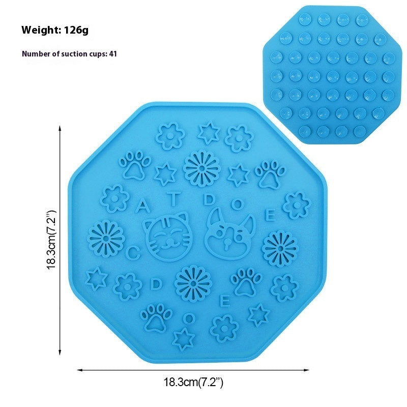 Silicone Pet Licking Mat Cleaning Shower Distraction Slow Food