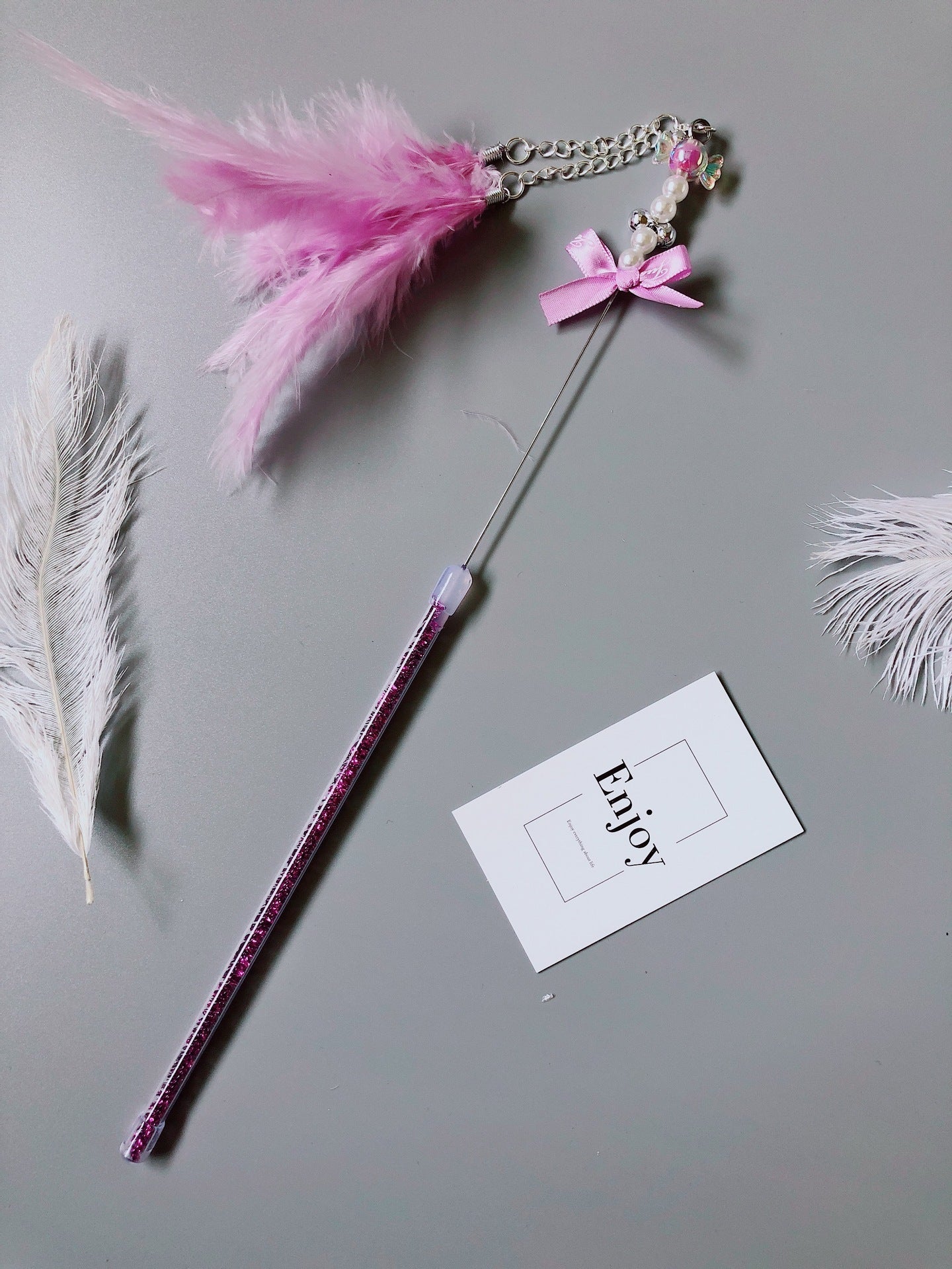 Handmade cat stick