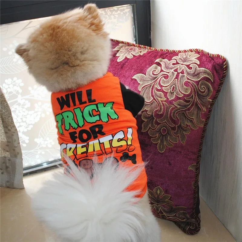 Fashionable pet clothes cute dog vest shirt dog costume cats clothes Corton puppies small dog pet clothes costume Ropa Perro