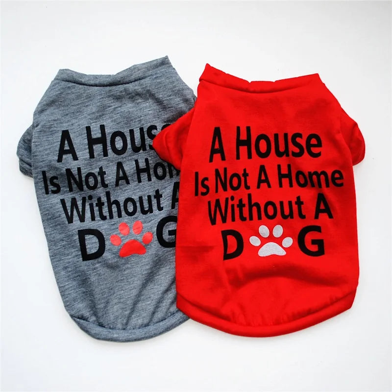 Fashionable pet clothes cute dog vest shirt dog costume cats clothes Corton puppies small dog pet clothes costume Ropa Perro