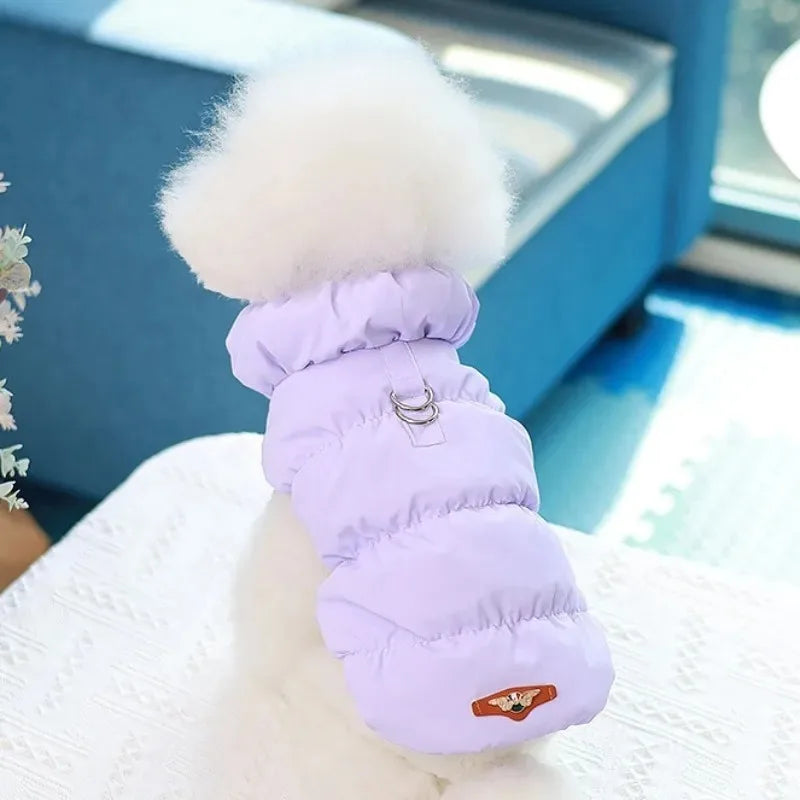 Soft Warm Cat Clothes Winter Padded Puppy Cat and Dog Coat Jacket For Small Medium Dogs Chihuahua French Bulldog Vest Pet Outfit