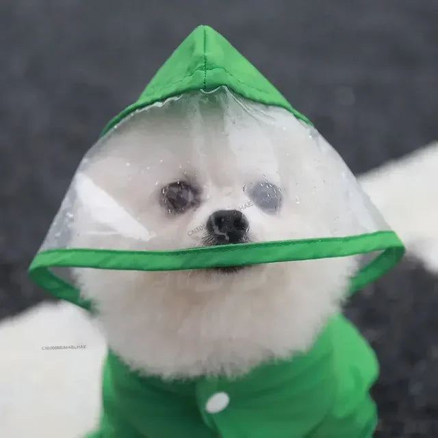 Raincoat For Small Medium large Dog Cat Waterproof All-inclusive Pet Cloak Costume Dog Rainy Day Keep Dry Rain Boots Clothes