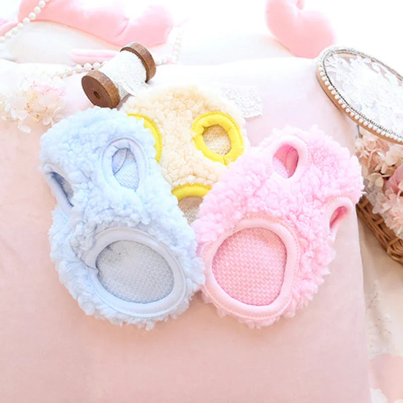 Newborn Cat Kitten Velvet Clothing Winter Warm Little Pet Sweater for Small Animals Bunny Pullovers Clothes Teacup Poodle XXXS