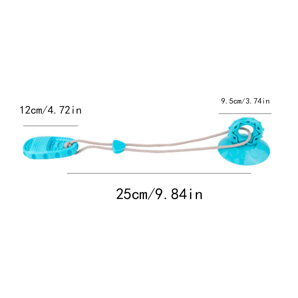 Pet Supplies: Suction Cup Slipper Dog Toy - Bite-Resistant & Durable Chew Toy for Dogs