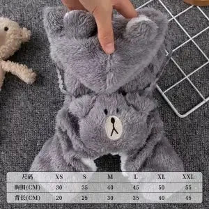 Winter Autumn Warm Four Legged Pet Clothes Fleece Lined Thickened Outfits For Cats Golden Gradient Ragdoll Small To Medium Dogs