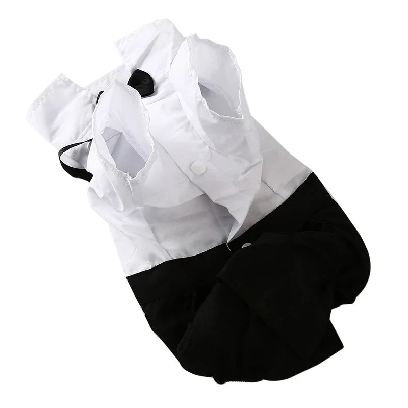 Dog Clothes Cat Prince Wedding Costume Cute Gentleman Cachorro Mascotas Chihuahua Tuxedo Bowtie Puppy Coat Pets Supplies