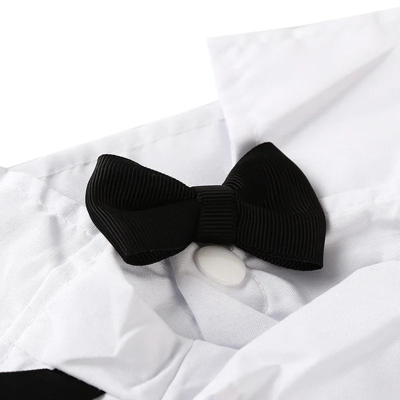 Dog Clothes Cat Prince Wedding Costume Cute Gentleman Cachorro Mascotas Chihuahua Tuxedo Bowtie Puppy Coat Pets Supplies