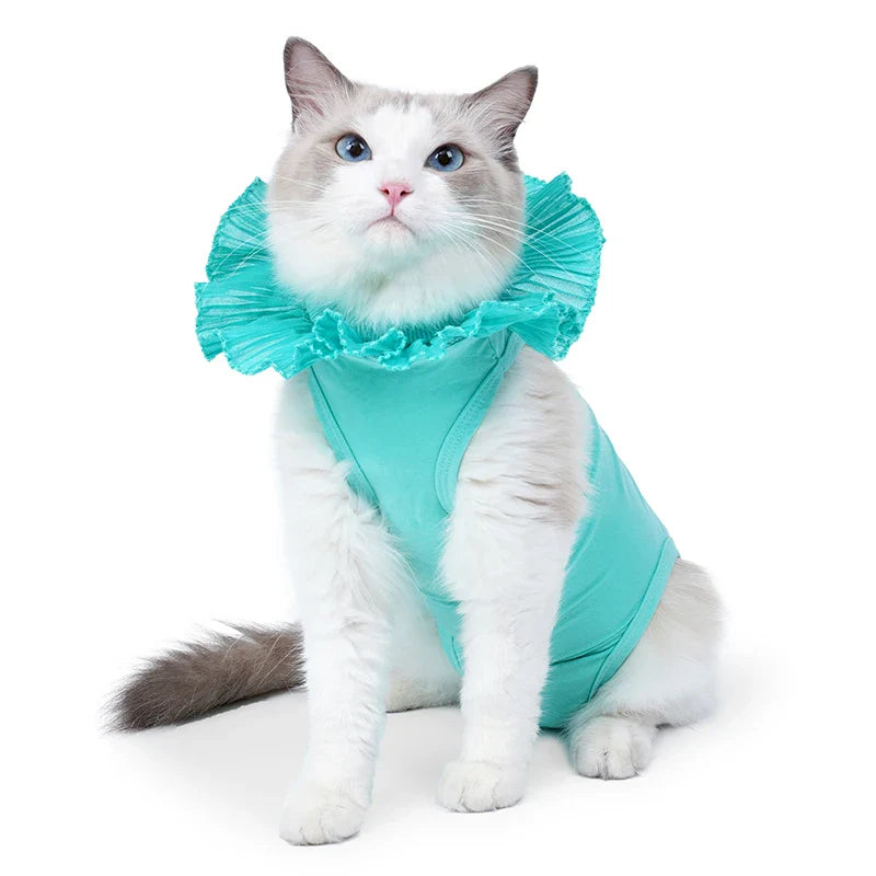 Cat Recovery Suit Sterilization Post-Operative Clothes Prevent Lick After Surgery Recovery Protection Suit Cat Weaning Bodysuit