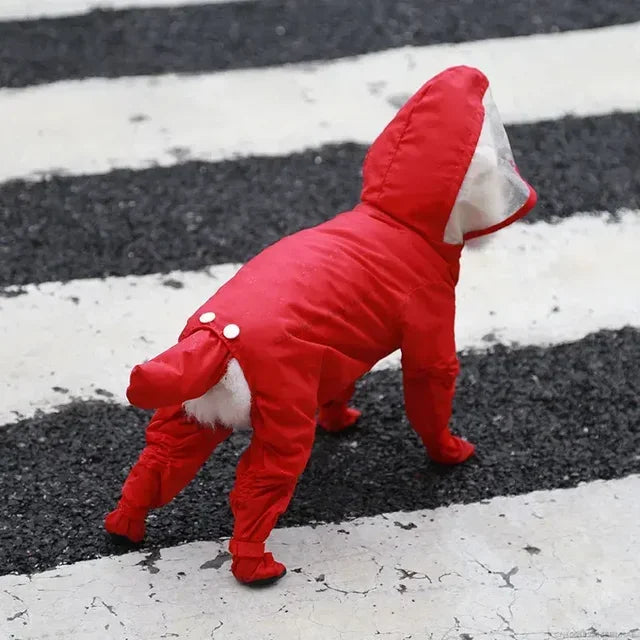 Raincoat For Small Medium large Dog Cat Waterproof All-inclusive Pet Cloak Costume Dog Rainy Day Keep Dry Rain Boots Clothes