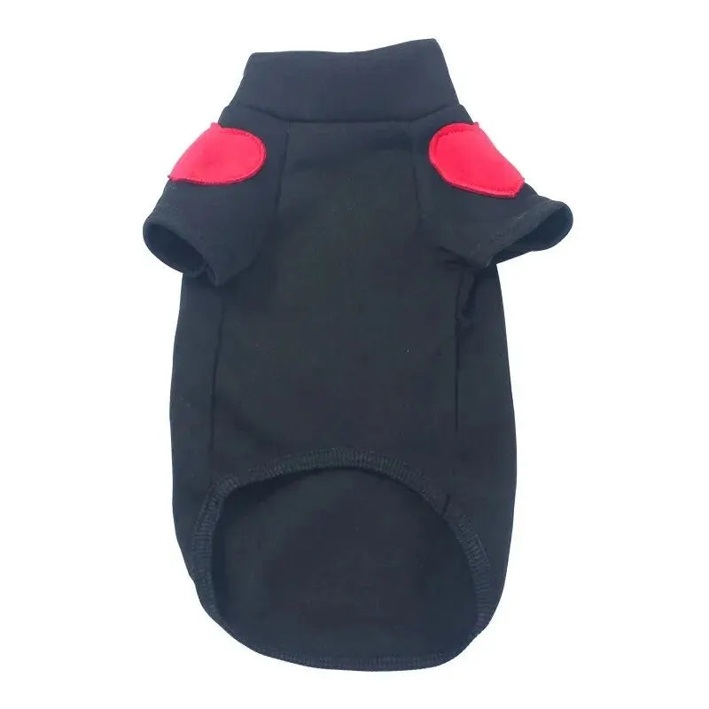 Winter Warm Pet Clothes Love Sweater Pet Dog Cat for Taddy Puppy Medium Dog Teddy Yorkshire Thickened Hoodies Puppy Clothes