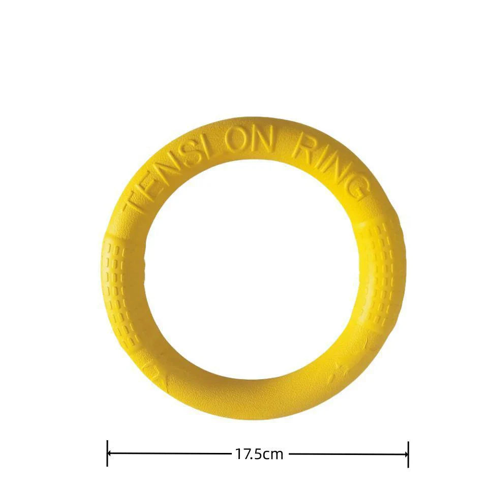 Dog Ring Toys Indestructible Chewing Flying Floating Training Tools Fetch for Small Medium Large Dogs Throwing Catching Flying