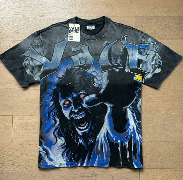 Vale Forever VALE Devil Graphic Washed Vintage Tee