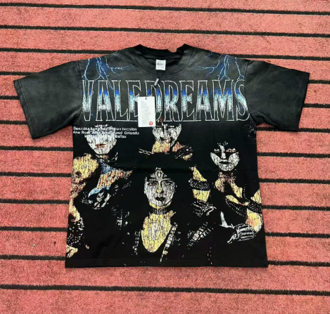 Vale Dreams Monster City Distressed Oversized Tee
