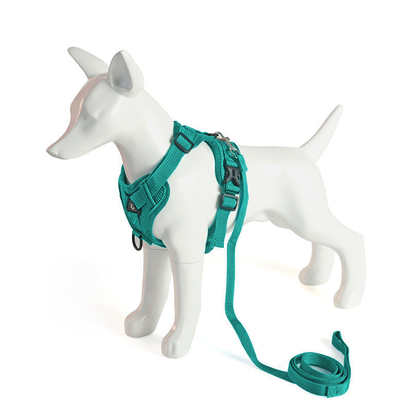 Dog Hand Holding Rope Pet Vest Chest Strap Mesh Breathable Cat Anti-lost Collar